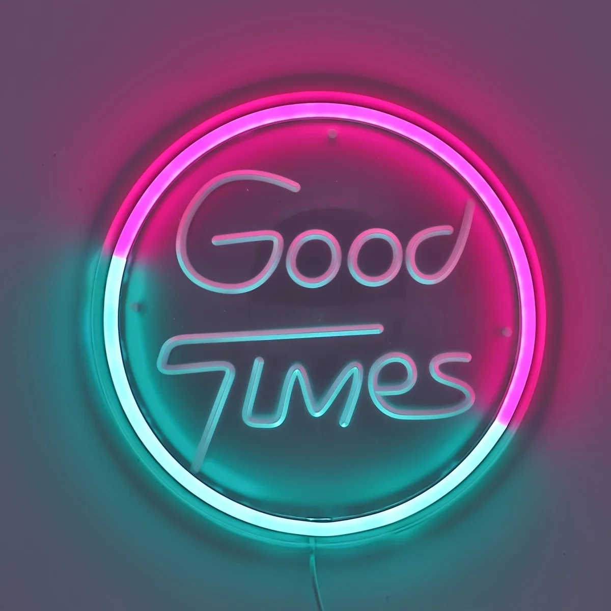 Good Times LED Neon Sign Light, tallado USB, habitación, fiesta, baile, Club, salón, tienda, restaurante, regalo de boda, decoración