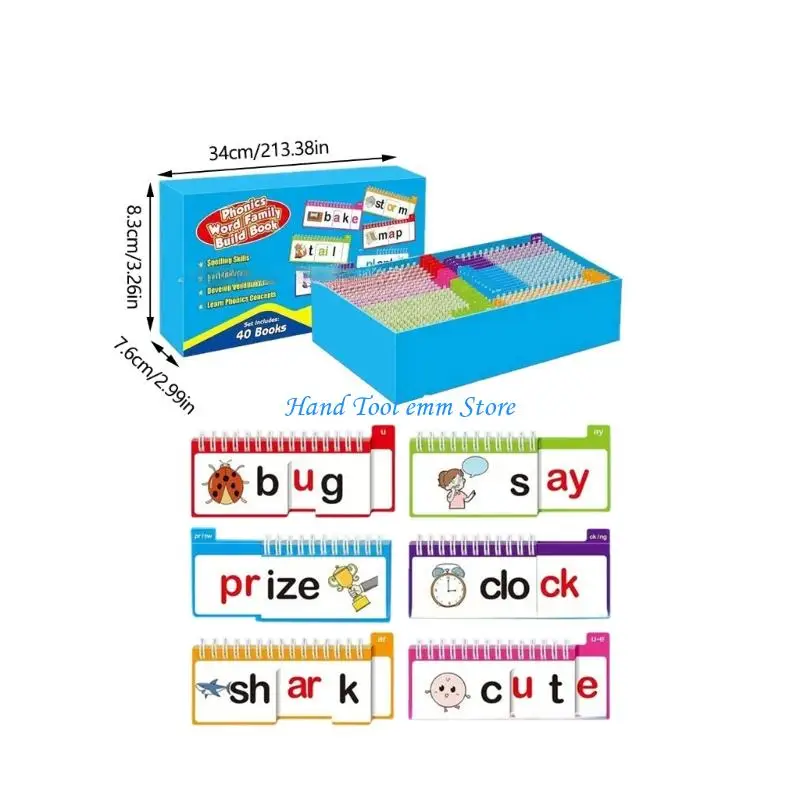 Picture 7: H37F Interactive Phonics Book Set For Kids With Colorful Copperplate Paper And Illustrations To Language Learning