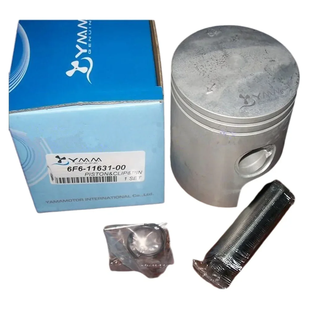

Поршень подвесного мотора Yamaha Marine для 2-тактного двигателя 40-55 л.с. старая модель двигателя с крючком лодки, деталь No 6F6-11631-00