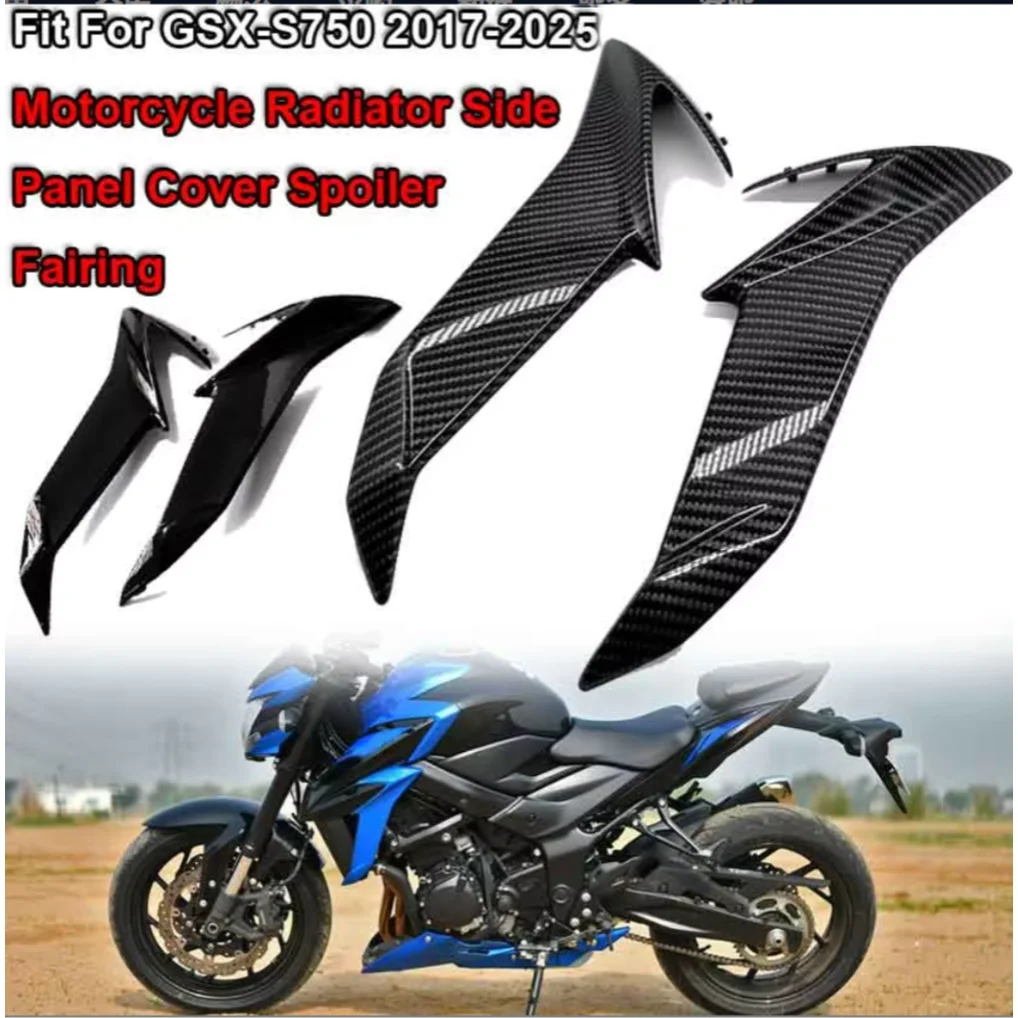 Fit For SUZUKI GSX-S750 GSXS750 GSX S750 2017-25 Motorcycle Accessories Frame Radiator Side Panel Cover Bodywork Spoiler Fairing