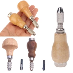 Pratici strumenti per gioielli fai da te fatti a mano morsa per spilla da gioielliere manico in legno con 2 mandrini Twisting Wire Wrapping Drill Tool Kit