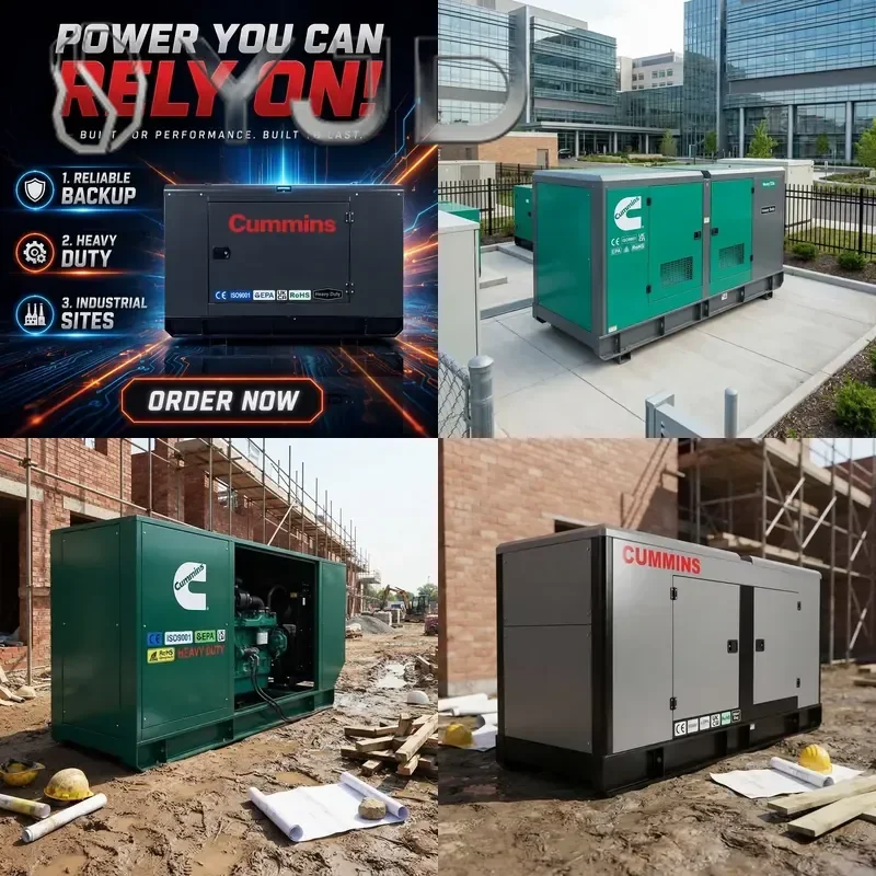EPA 20 Kva Silent Generator Set with Remote Start Industrial Backup Power Low Noise for Factory and