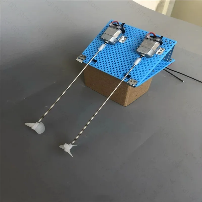 Assembling Remote Control Boat Kit Power Parts Thruster 130 Motor DIY Propeller 3-6v Paddle Wheel Cargo Science Course