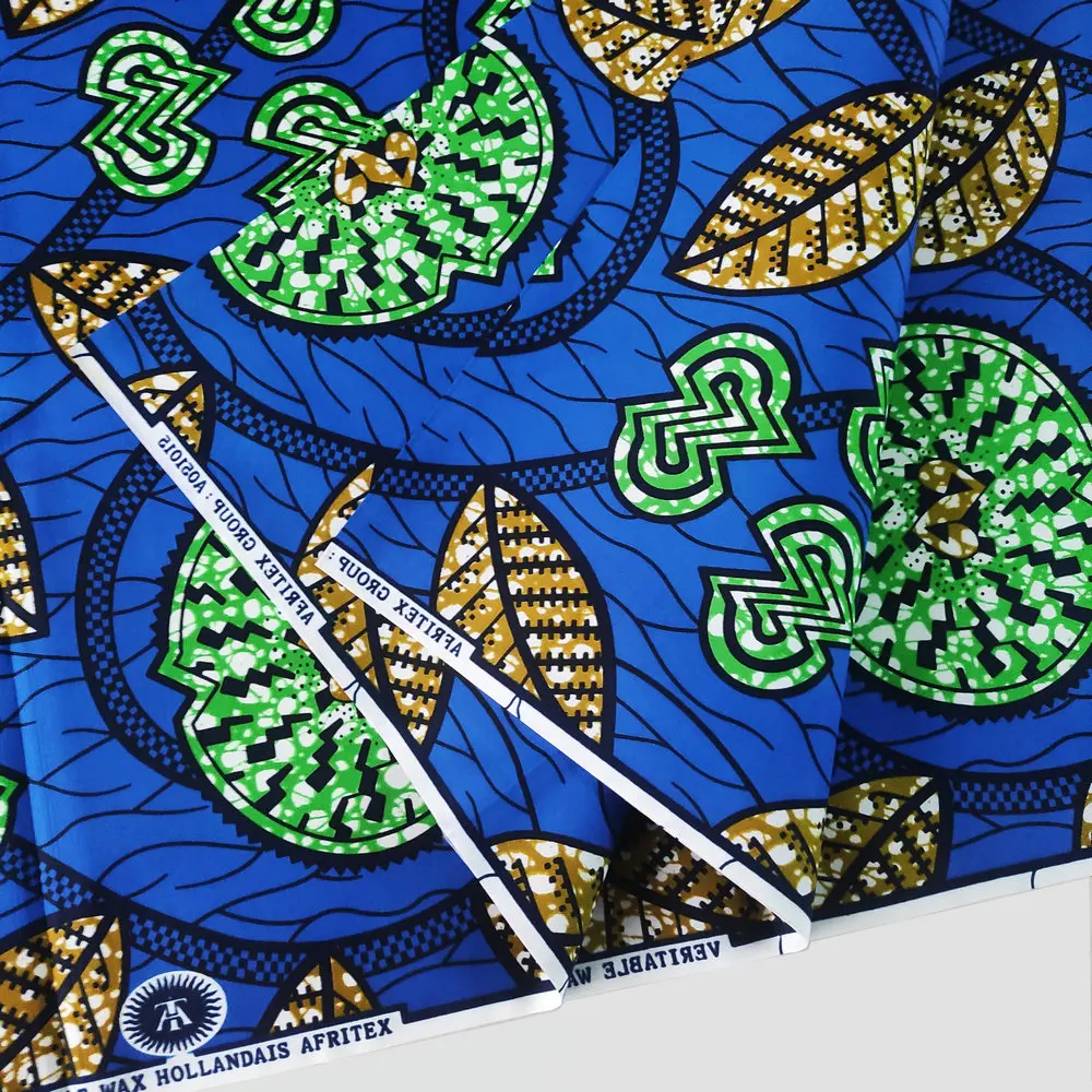Tela estampada 100% poliéster de alta calidad, lomo africano, nuevo diseño colorido para ropa de moda, vestido, 5,22 m por pieza