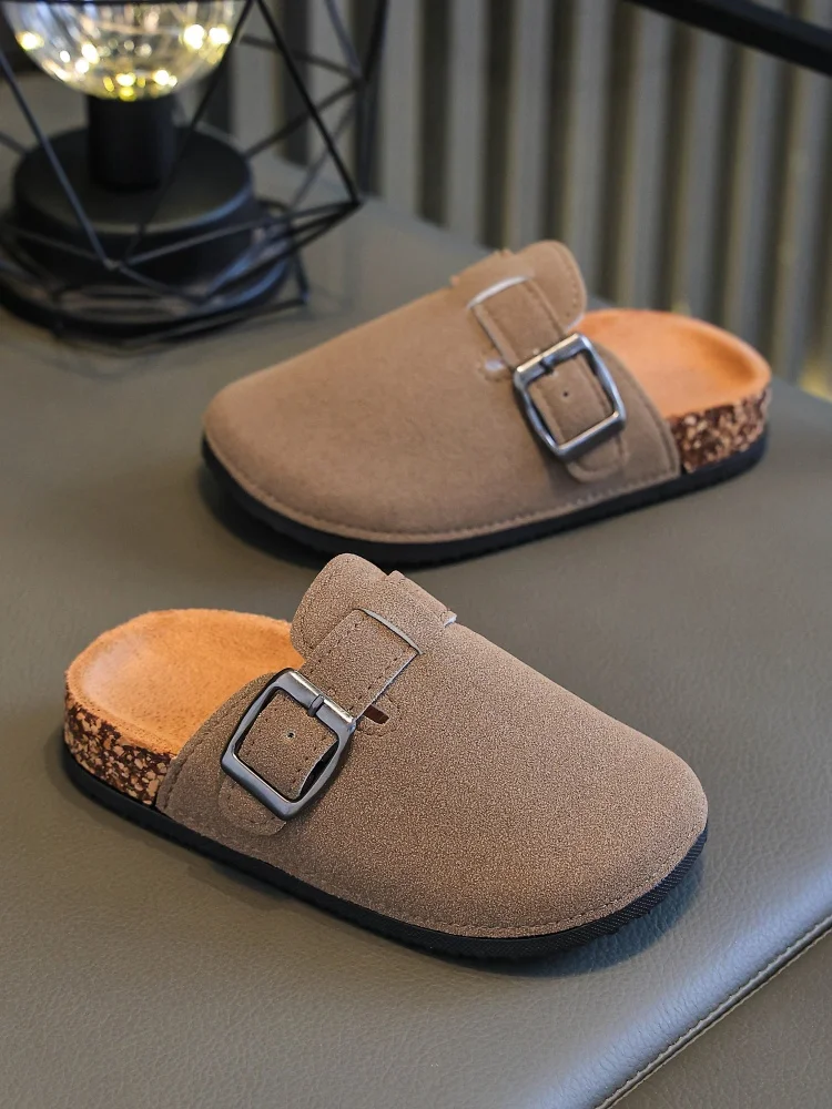 

2025 New Toe Closed Toe Fashion Slippers Women's Outer Wear Versatile Half-Pack Slippers
