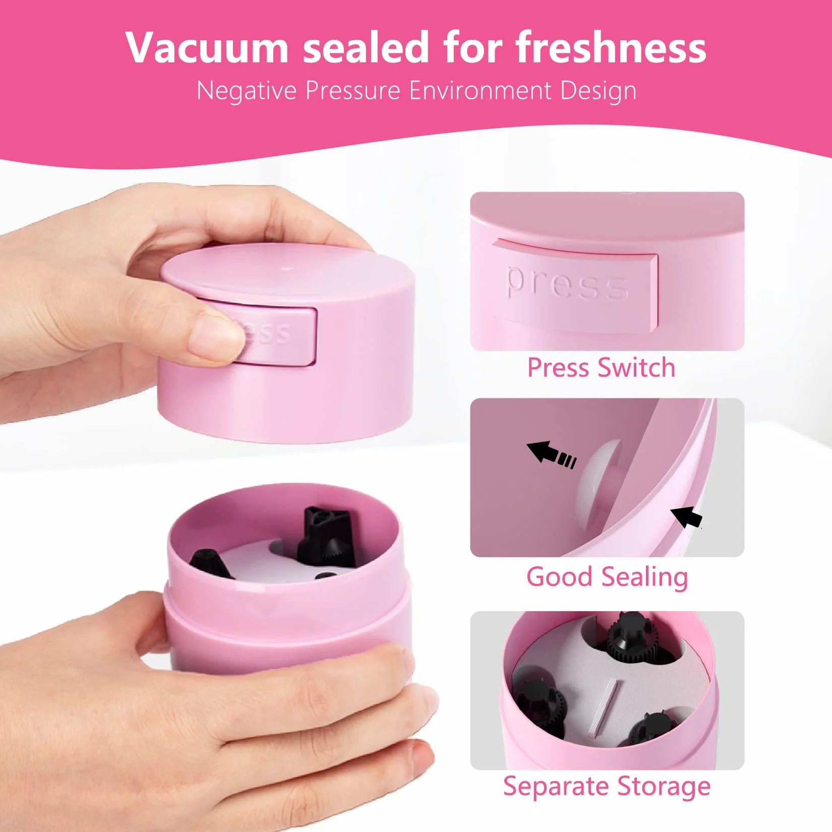 Grafting Eyelash Glue Storage Container Sealed Lashista Glue Jar Storage Tank Lash Accessories