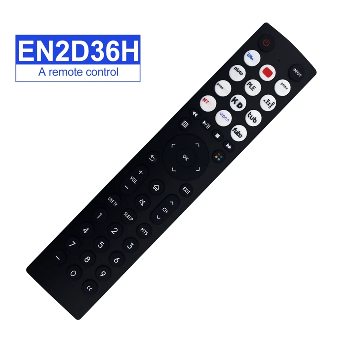 EN2D36H Remote Control for Hisense Smart TV 40A35HUV 43A6GV 32A45GV 50A6GV 65A6GV 43A45GV 55A6GV 32A35HUV 43A35HUV&A22K