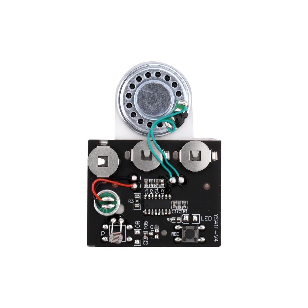 30s Audio Voice Recording Playback Module Button/Light Sensitive/Button with Extension Cord Audio Playboard Music Module