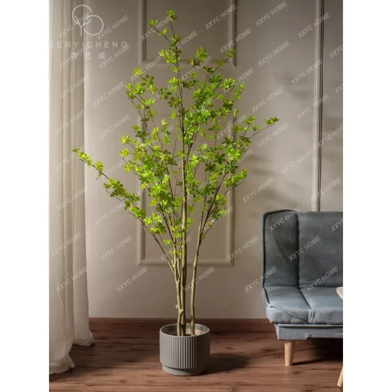 

Bell Drunken Horse Simulation Greenery Living Room Decoration Potted Fake Trees Bonsai home decoration