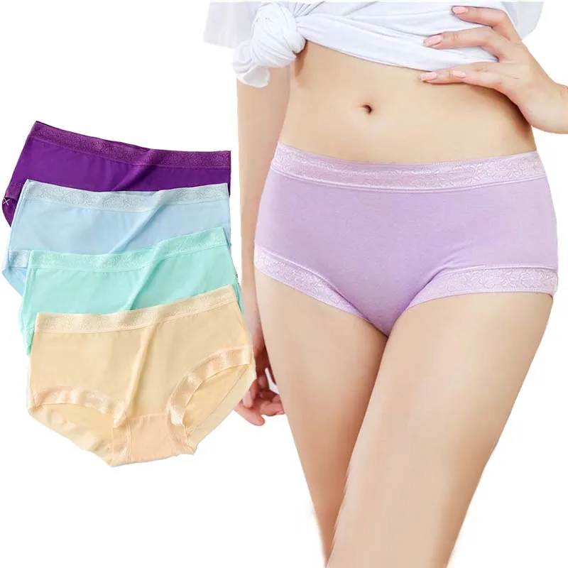 New Sexy Panties for Women Underwear Girls Model Briefs Solid Color Seamless Underpant Female Lingerie Shorts Panty Ladies Woman