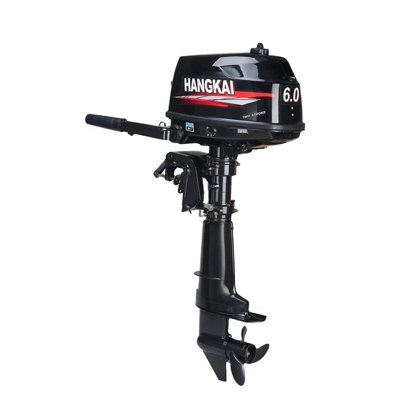 Hangkai 5HP เครื่องยนต์เบนซิน2จังหวะระบายความร้อนด้วยน้ำสำหรับเรือพอง