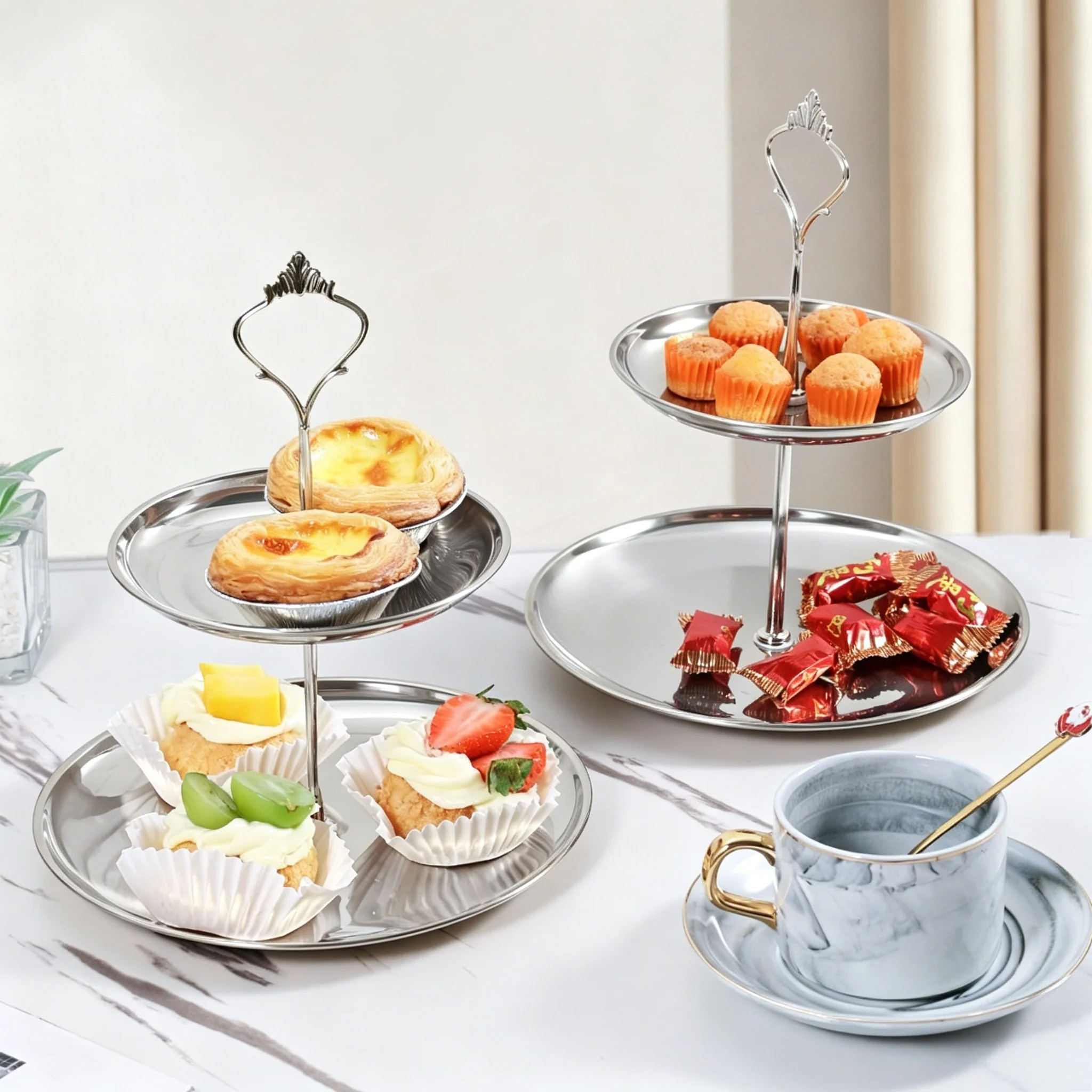 Roestvrijstalen cupcake-standa - Event Support recensie en prijs