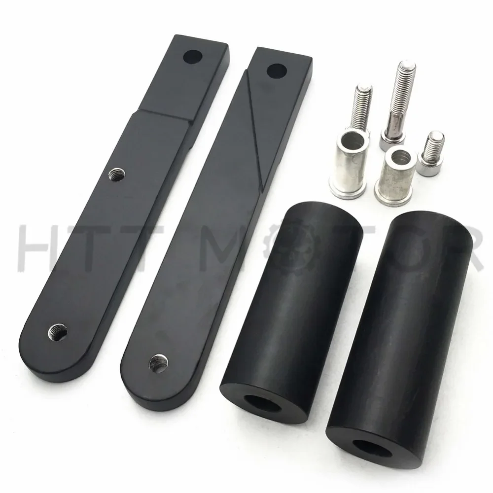 Aftermarket free shipping motorcycle parts No Cut Frame Slider Protector For Honda 2009 2010 2011 2012 CBR 600RR BLACK