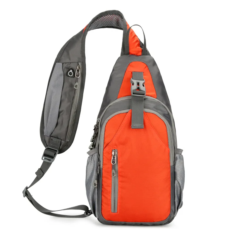 Impermeável Crossbody Sling Mochila, esportes ao ar livre mochila, ombro peito saco, mochila de viagem, caminhadas