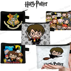 Harries Potters Coin Wallet Anime Figure Potters Hermiones Voldemort Staffs Hogwarts Fashion Coin Bank Card Storage Bag Man Gift