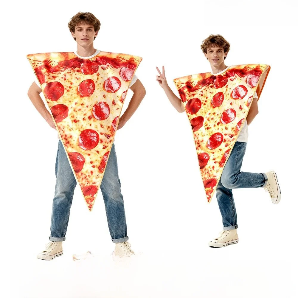 Disfraz de Pizza ciosa para Adultos, Actuación en Escenario de loween, Disfraz de Carnaval Transfronterizo, Disfraz de...
