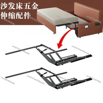 Furniture 3-fold sofa bed hinge, split integrated sofa hinge, hardware fitting for storage cabinet and bed box.