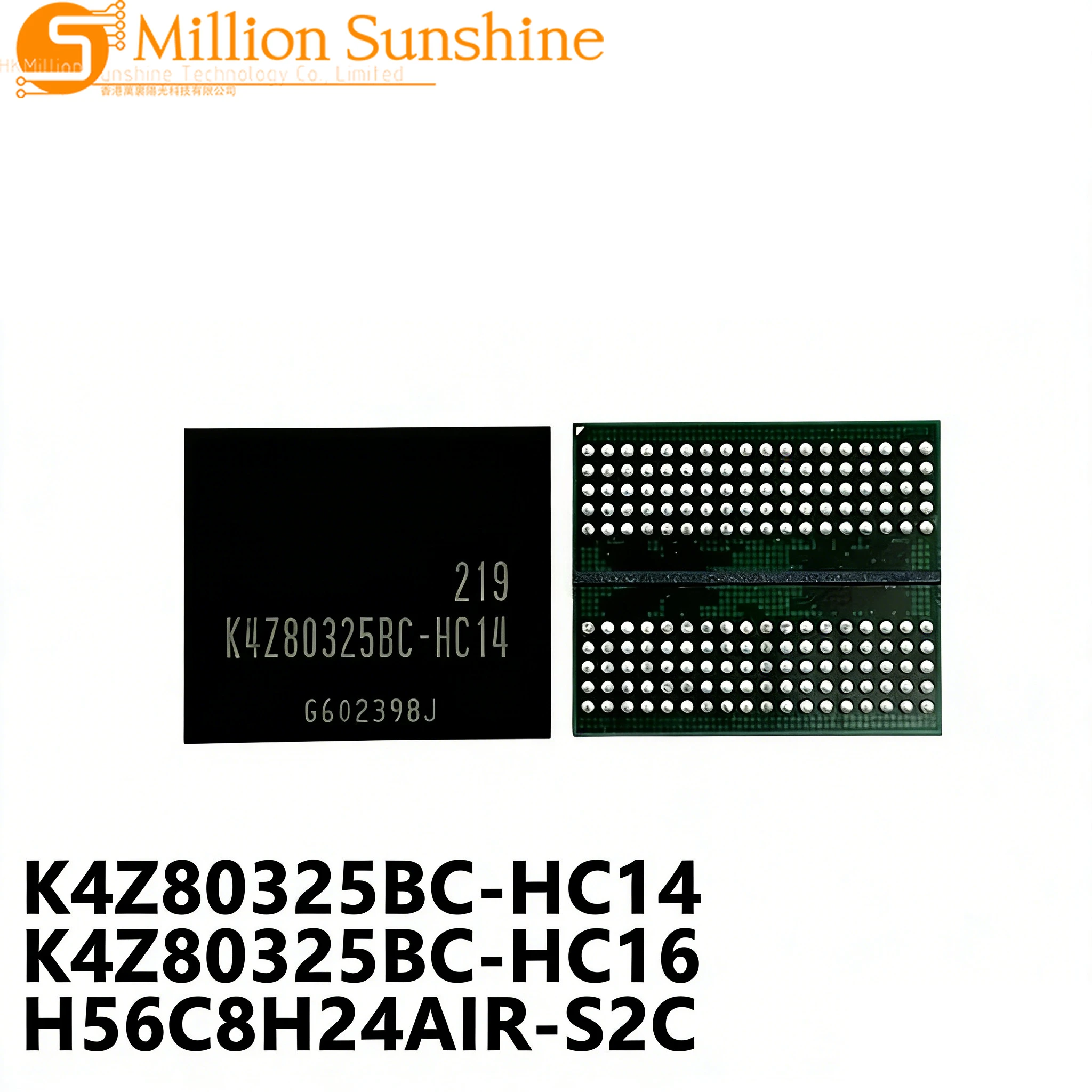 K4Z80325BC K4Z80325BC-HC14 K4Z80325BC-HC16 H56C8H24AIR-S2C GDDR6 Chip FBGA-180 Memory IC For Graphics Card Gaming