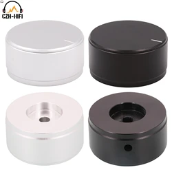 1pc 38mm 44mm CNC Machined Solid Aluminum Knob Button Cap for Audio Amplifier DAC Turntable Radio Subwoofer CD Potentiometer VOL
