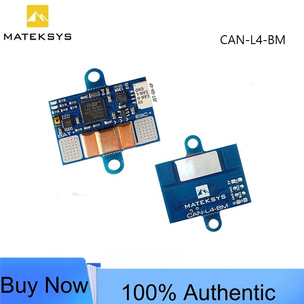 

MATEK CAN-L4-BM DroneCAN Digital Power Monitor For RC Airplane Multirotor H743 Slim V3