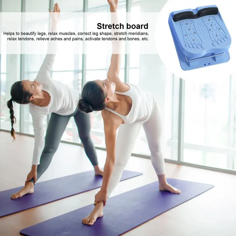 Calf Stretch Board Professional Adjustable Ankle Mobility Board Calf Stretcher Foldable Anti-Slip Slantboard Fitness Equipment