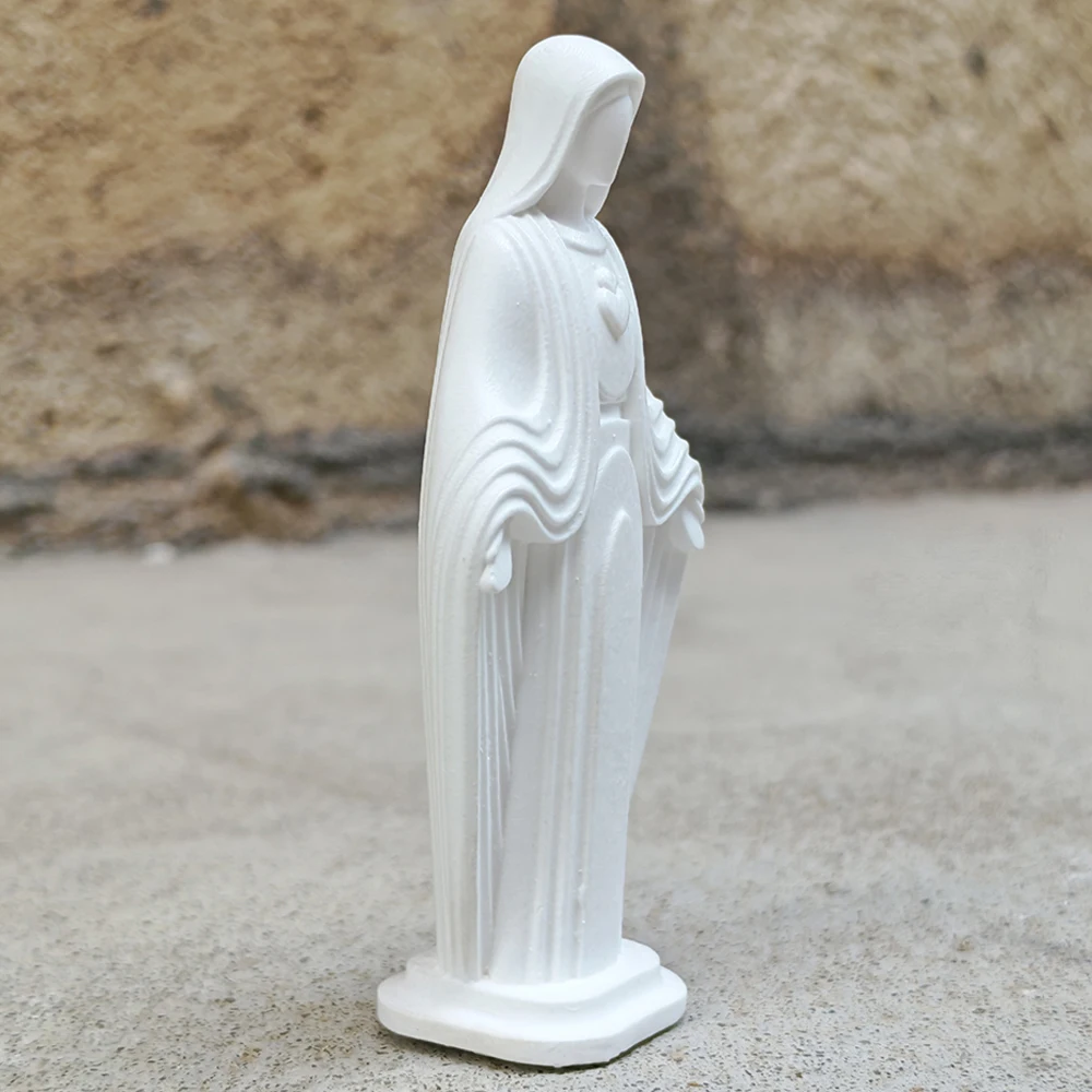 Virgin Mary Statue Ornament, Modern Style, Classic Theme, Suitable for Men's Gifts, Desktop Decorations, Office, Fireplace, Centerpiece, Interior Decorations, Living Room, Home Decor