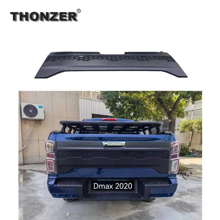 

High Quality 4X4 Accessories Rear tailgate plate cover for D-MAX 2020 2021