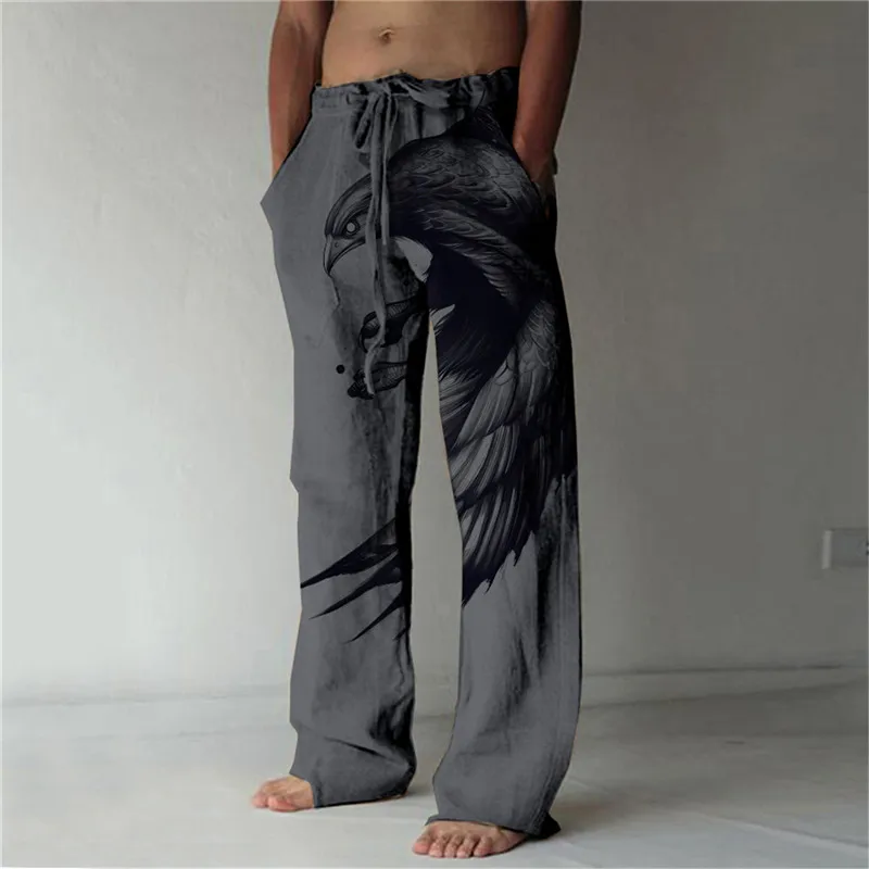 Hot Selling Men And Women 3D Printed Oversized Street Casual Pants Sports Pants Fashion Spring And fall Pants Bubble Pants Beach