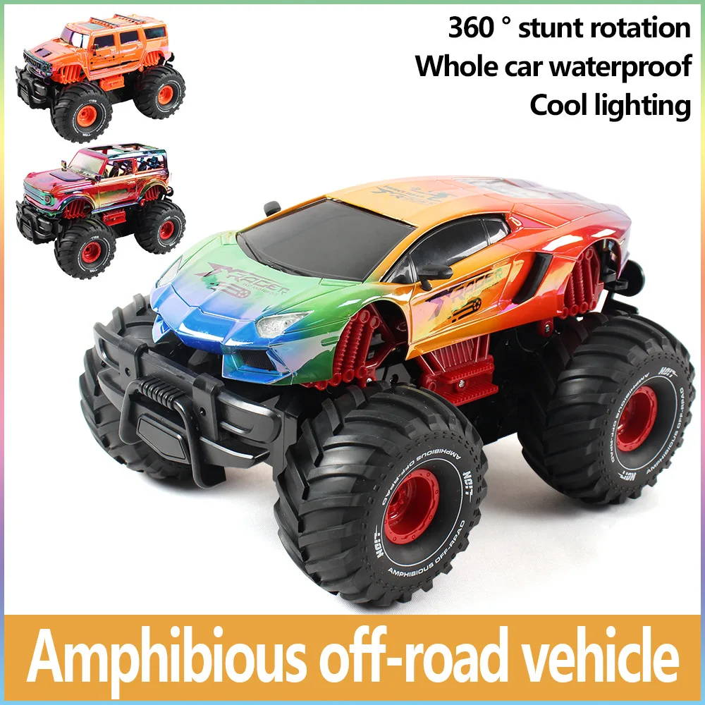 

Cool Stuff Toy Car Funny Gift-Kawaii Amphibious High-speed 4WD Rc Truck,Climbing Off-road Rc Cars,Monster Truck,Toys for Boys