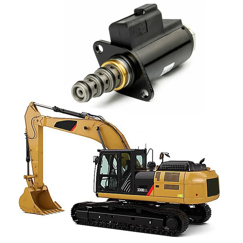 

BHTS-3X 121-1491 Поворотный электромагнитный клапан экскаватора для Caterpillar E320B/C/D 315C 325C 1211491 KWE5K-31 G24DA30 G24DB30 CAT