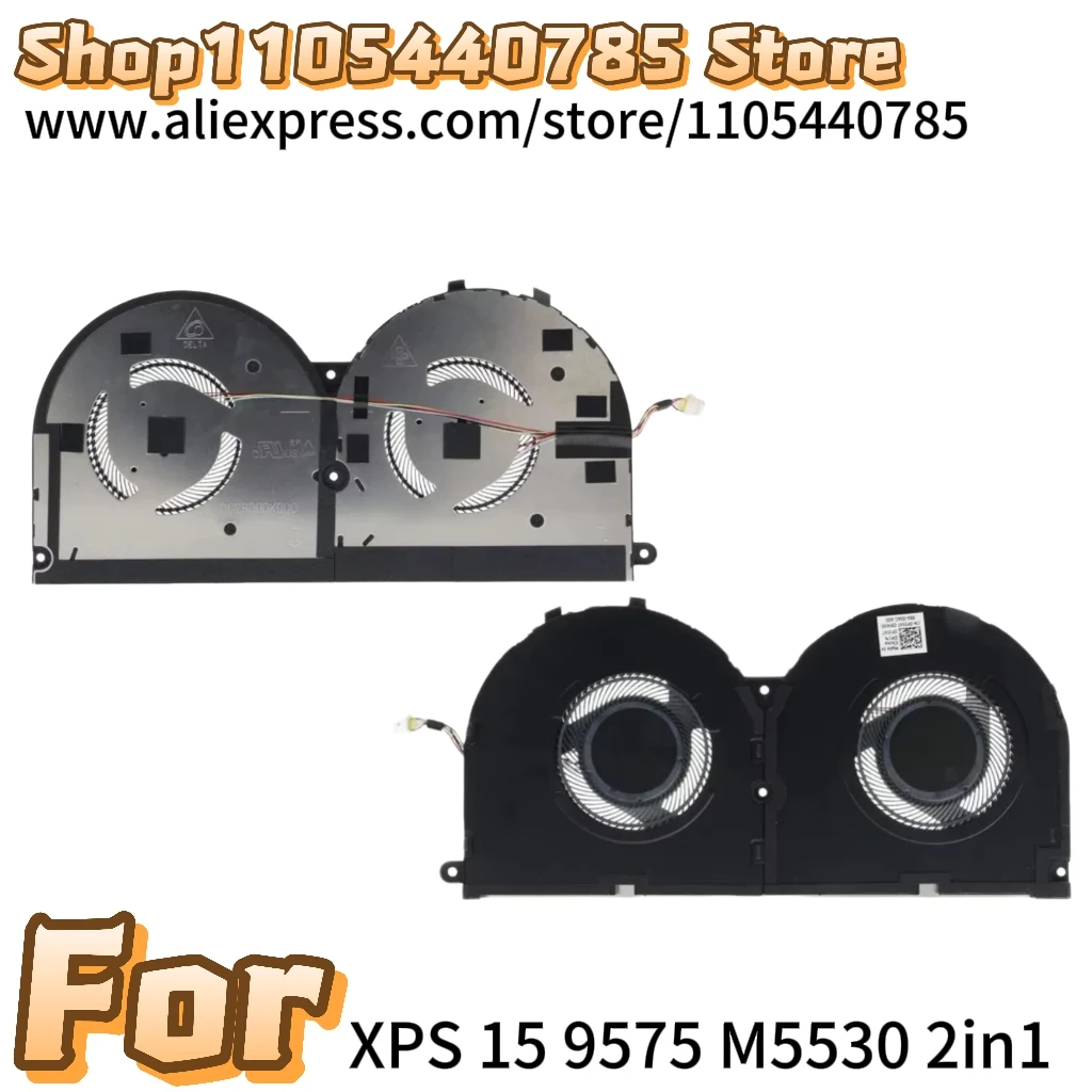 Image of Neu für XPS 15 9575 2-in-1 P73F DC28000KDD0 0P354T P354T DC05V 1.0A NS85C05-17E26 CPU-Lüfter