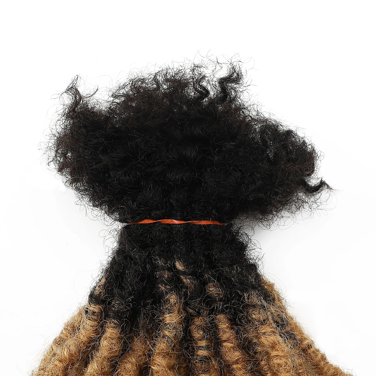 Dreadlocks ANNA Naturhaar 20 Strähnen/Packung 6-30 Zoll 0,8 cm 1B/27 #   Dreadlocks Brasilianische Lisa Locs Dreadlocks für Schwarze Schönheiten