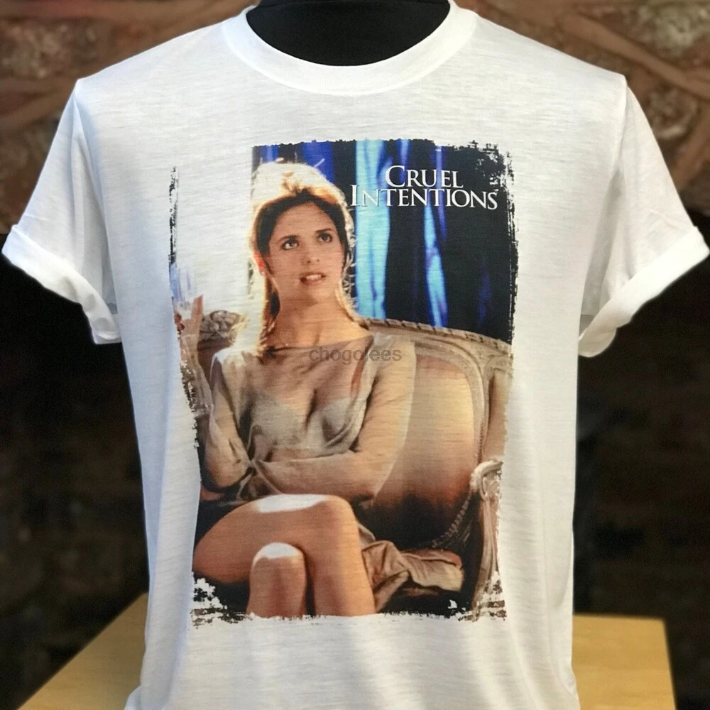 Cruel Intentions - White T-Shirt. Kathryn Merteuil - Sarah Michelle Gellar. Men & Women all sizes