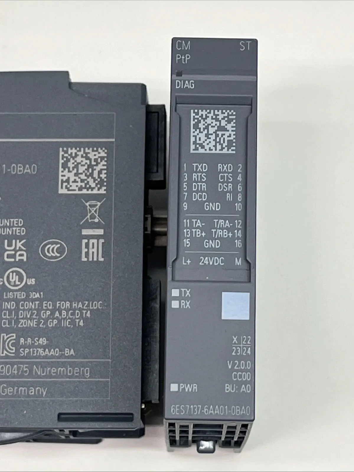 Novo 6ES7137-6AA00-0BA0 6ES7137-6AA01-0BA0 6ES7137-6BD00-0BA0 Garantia de um ano