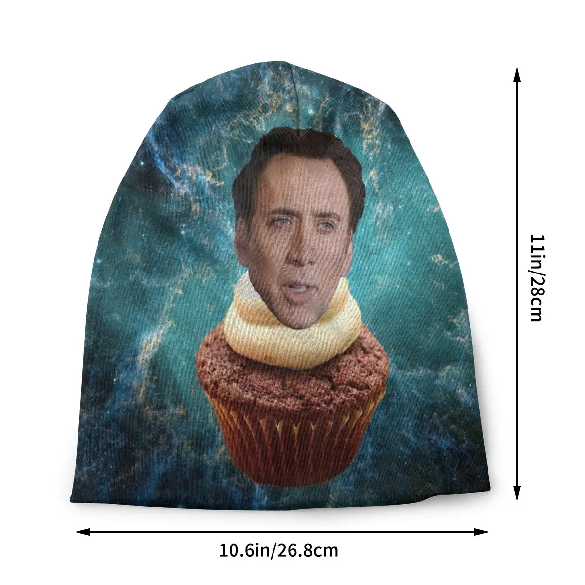 Custom Unisex Bonnet Winter Warm Knit Hat Men Women Nicolas Cage Cool Beanies Caps Adult Beanie Hats Outdoor Ski Cap