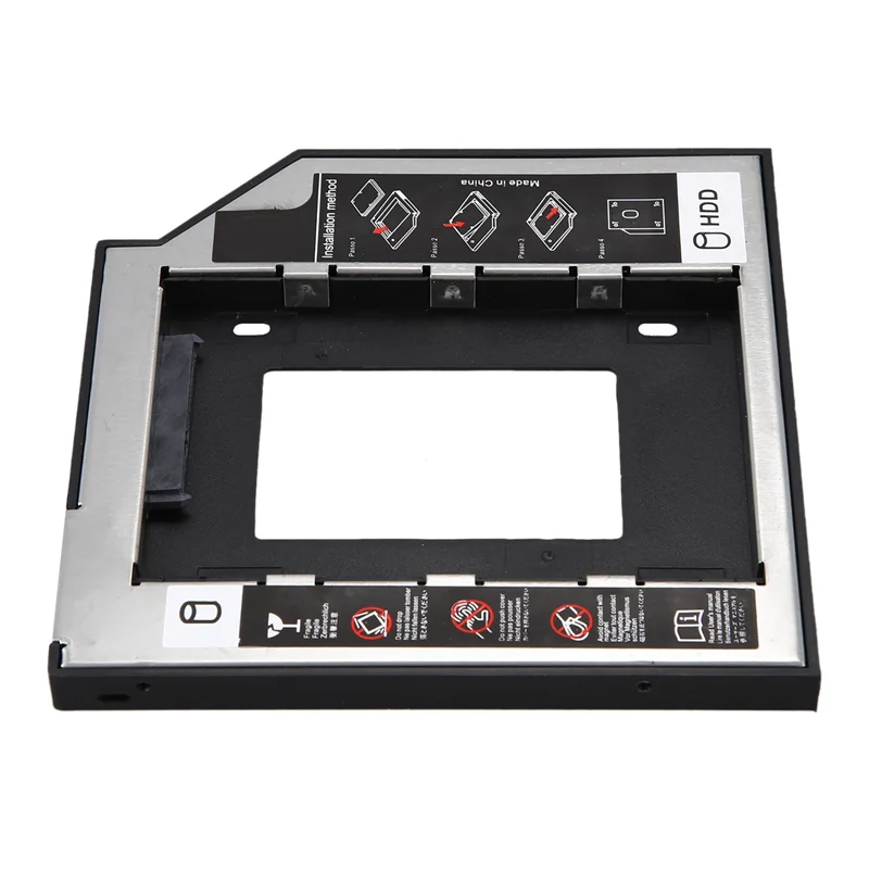 Настоятельно рекомендуется-5X универсальный жесткий диск Sata 2Nd HDD Ssd Caddy 9,5 мм для оптического отсека Cd/Dvd-Rom для жесткого диска HDD Sataii Sdd