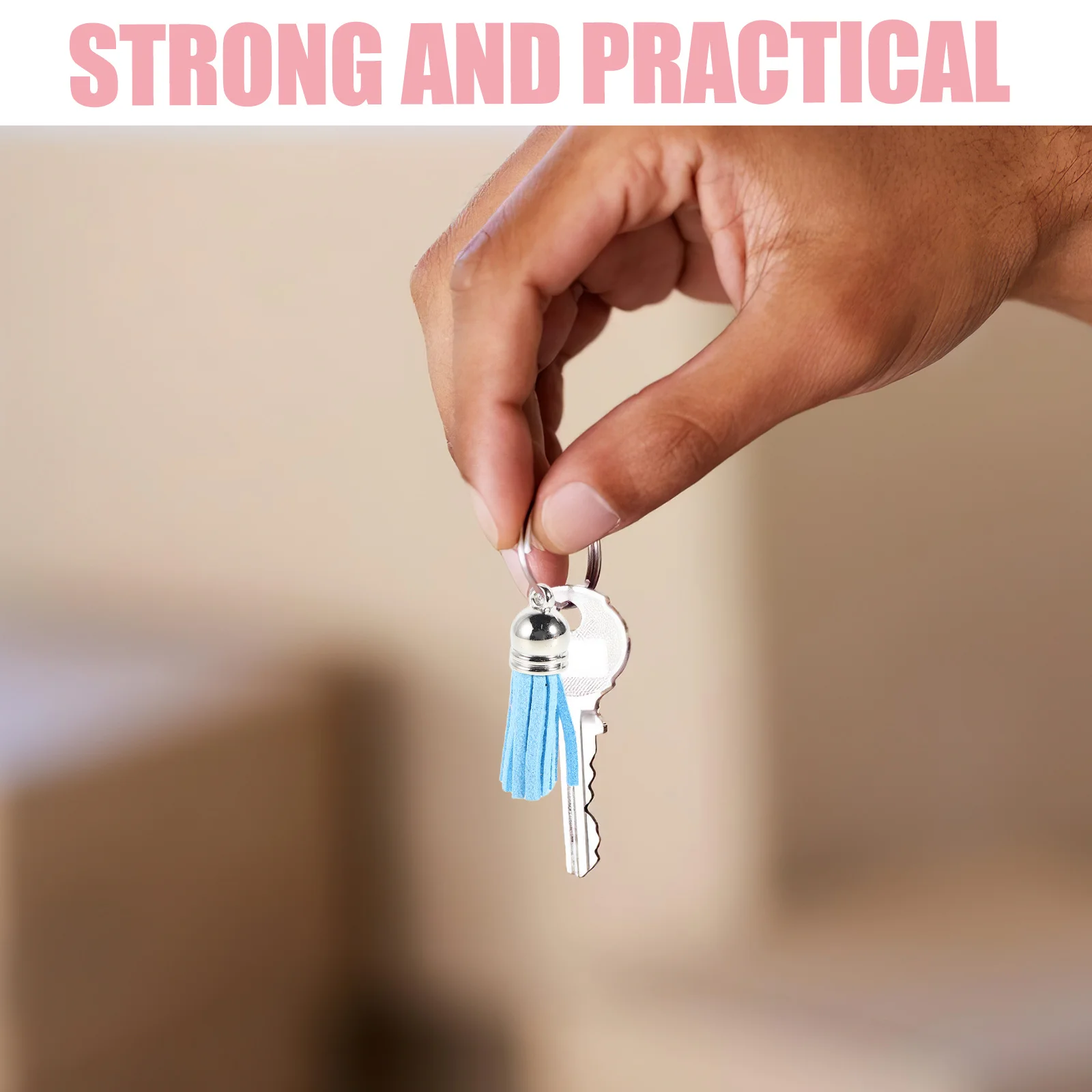 

240pcs Colorful Tassels Diy Keychains Bag Charms Vibrant Suede Tassel Pendants Jewelry Making Decorative Crafts Eyecatching