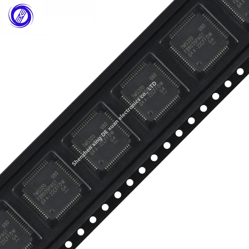 Microcontrôleur 32 bits d'origine TMS320F28035PAGT TQFP-64 C2000-MCU