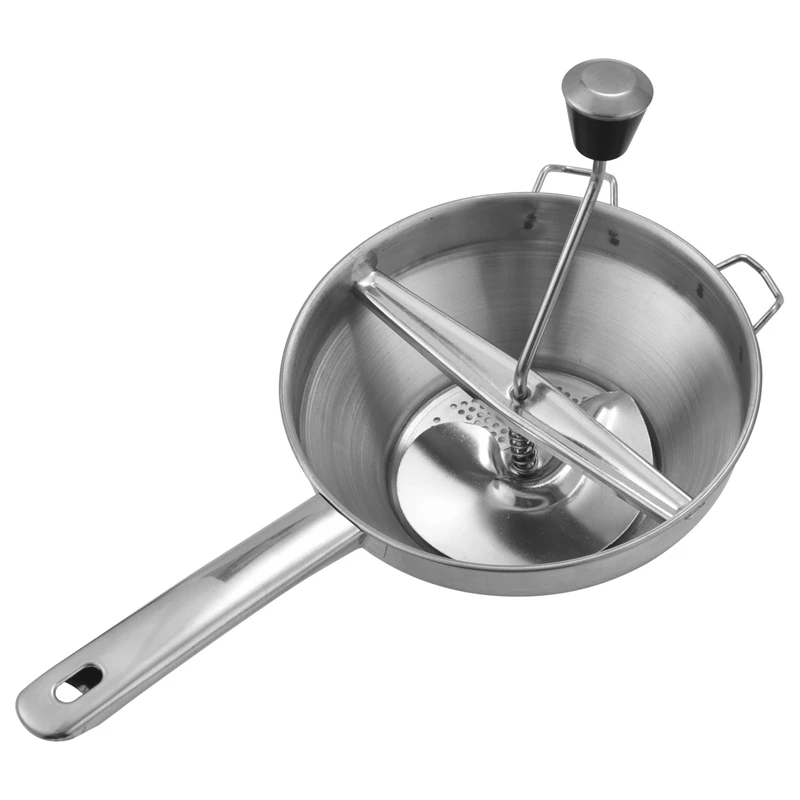 Stainless Steel Rotary Food Mill Great For Making Puree Or Soups Of Vegetables Tomatoes Creative Home Kitchen Tools-AT35