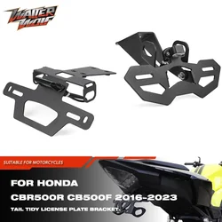 Tail Tidy Fender Eliminator Kit For Honda CBR500R CB500F 2016-2023 License Plate Bracket LED Turn Signal Light CBR 500R CB 500F