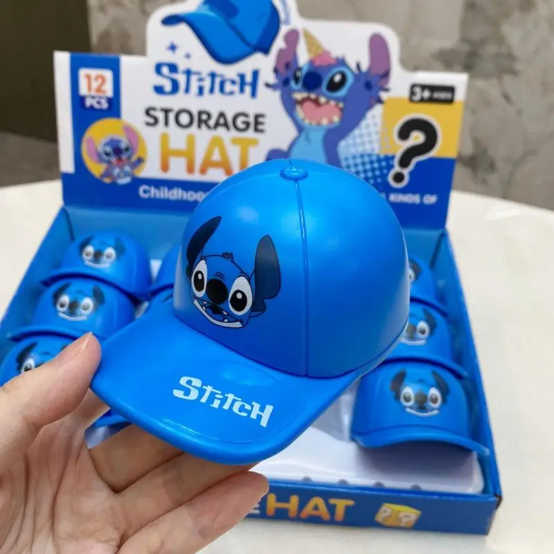 

New Stitch Mysterious Storage Hat Keychain Doll Backpack Pendant Accessories Blind Box Set Blind Box Toys