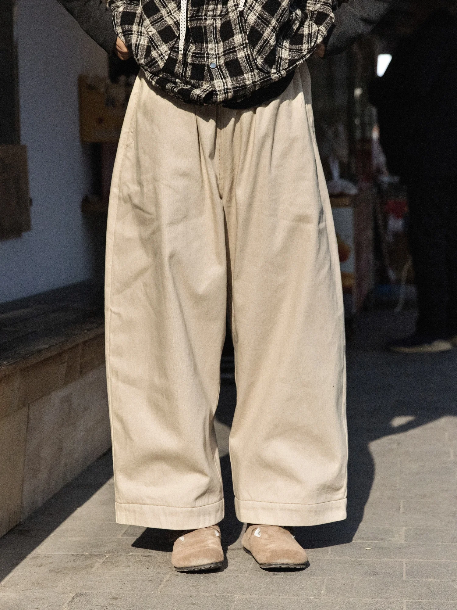 

Оригинальные женские джинсы из чистого хлопка, повседневные, свободного кроя, с эластичной талией, удобные, теплые, зимние, модные, Rainwen Her Ci