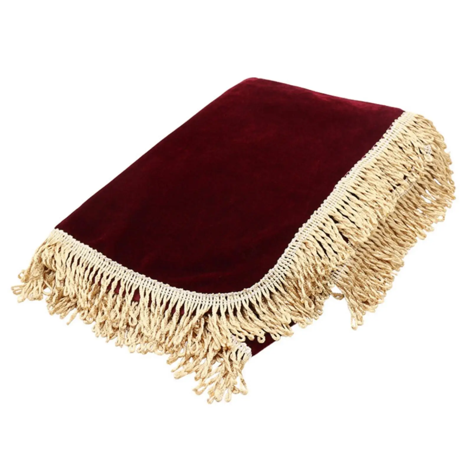 Velvet 88 Key Piano Dust Cover Protector with Tassel Fringe for Digital Keyboard Stand and Stool Decor