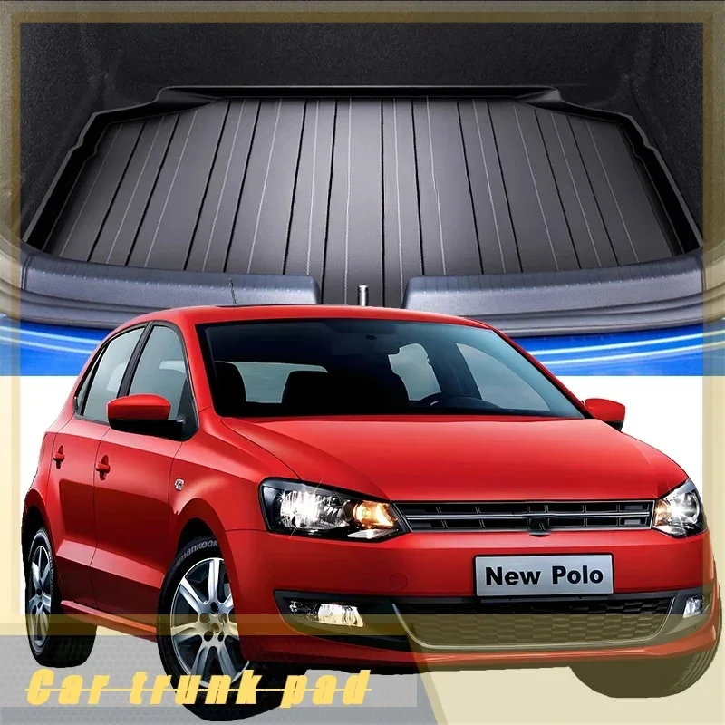 Car Auto Rear Boot Cargo Liner Tray Trunk Mat Carpet for Volkswagen POLO plus 2004- Cushion Pad Carpet Pad Anti-dirty Anti-water