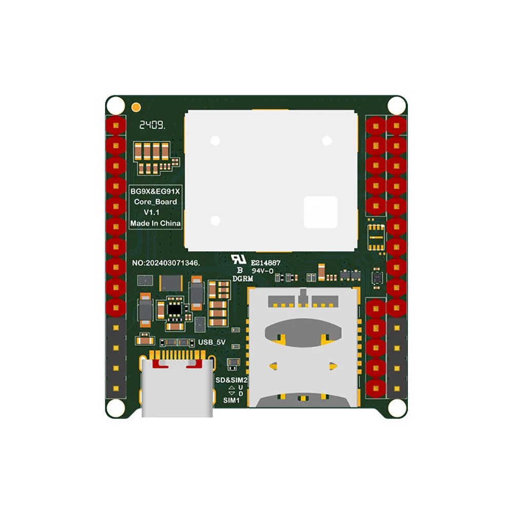 QuecPython EG916Q-GL Core Board 2.54mm Pin 38 PIN LTE Cat1 bis Module GPS BT WIFI B1/2/3/4/5/7/8/12/13/18/19/20/25/26/28/66 Band