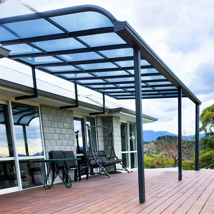 Garden Awning Outdoor Polycarbonate Roof Patio Cover Aluminum Awning