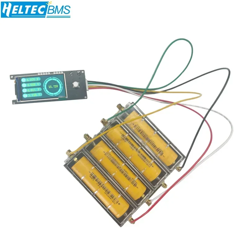 4S Voltage Tester Lithium Battery Pack Single Cell Measurement Identify String Number Volt METER Display Li-ion Lifepo4 LTO