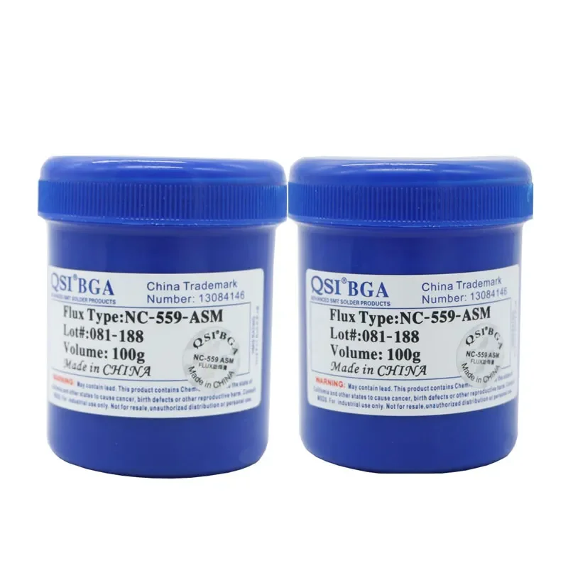 Imagem -05 - Lead- Solda Flux Paste Soldagem Reparação Pasta e Raspador 100g Fit para Smt Bga Reballing Solda Alta Qualidade Nc559-asm