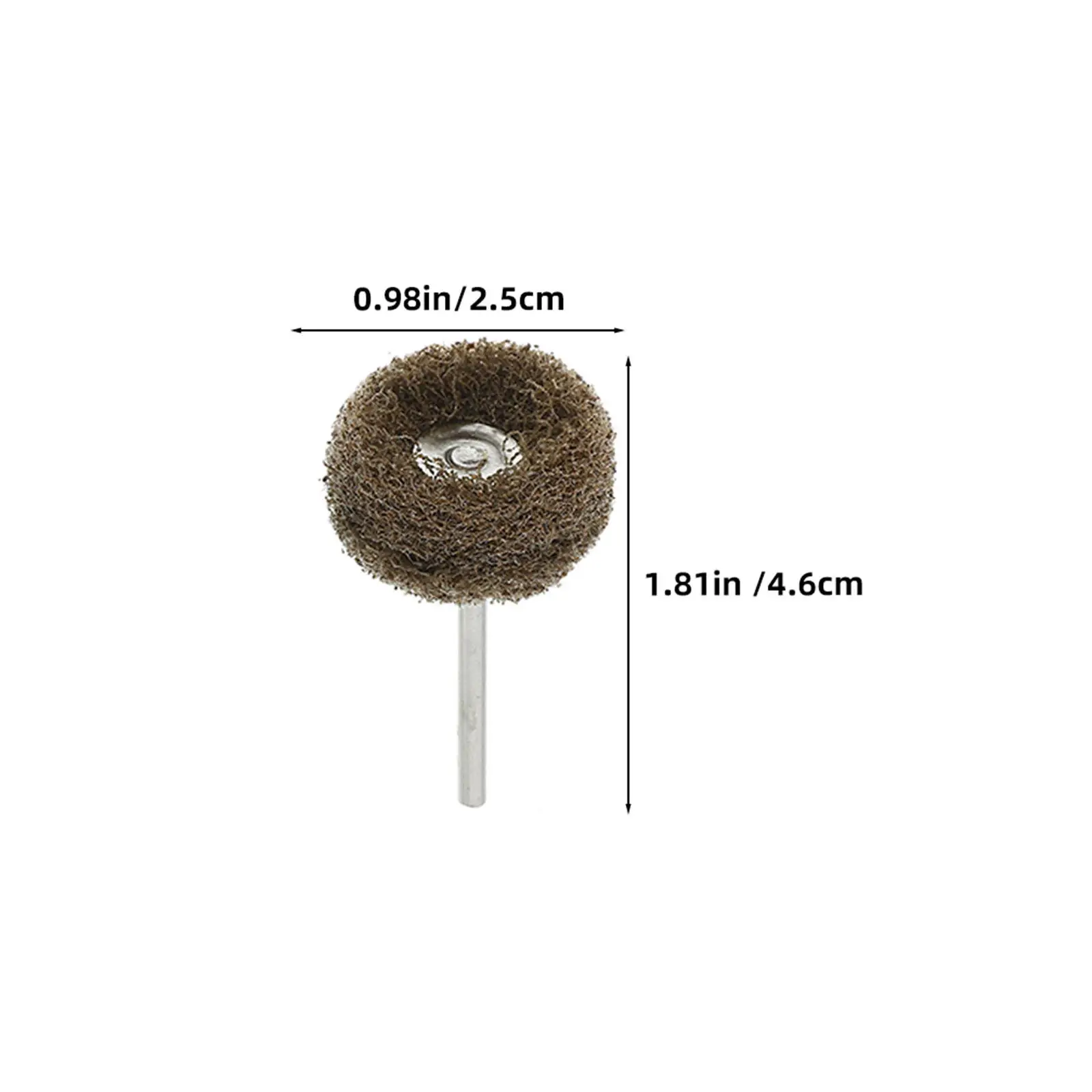 24Pcs Drill Polishing Disc Refill Nylon Fiber Scouring Pad 3Mm Shaft Abrasive Polishing Wheel for Rotary Tool Metal Plastic view 6