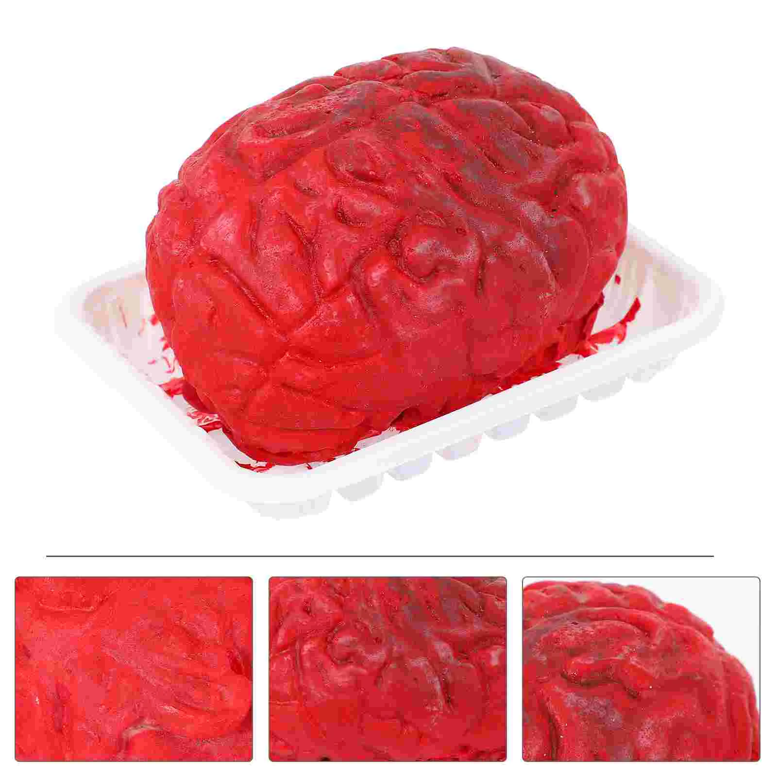 

Halloween Brain Decor Creepy Party Adornment Decorate Human Body Artificial Organs for Plastic Haunted House Props